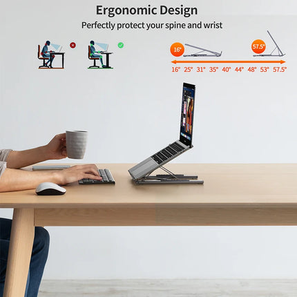 8 in 1 USB C Laptop Docking Station Stand with USB C, 2 USB 3.1, SD TF Card Ports,Pd 100W, Universal Docking Station for Macbook