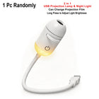 USB Car Atmosphere Projector Light Car Interior Ambient Light LED Starry Star Light Party Decor Romantic Saturn Galaxy Light