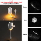USB Car Atmosphere Projector Light Car Interior Ambient Light LED Starry Star Light Party Decor Romantic Saturn Galaxy Light